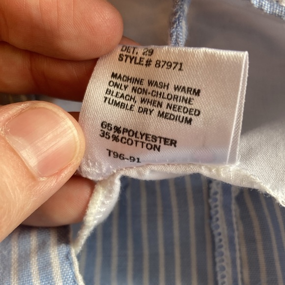 Vintage Disney Kids Baby Size Newborn Infant Blue White Striped Overalls Boats - Picture 7 of 10